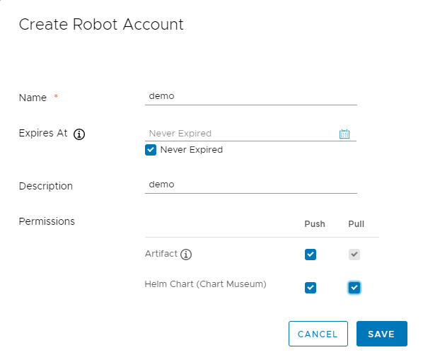 Add a robot account