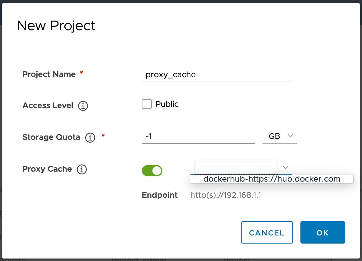 add proxy cache project