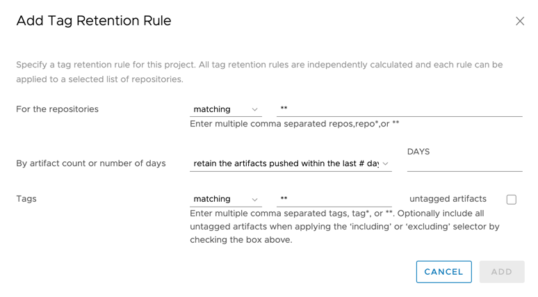 Select repositories