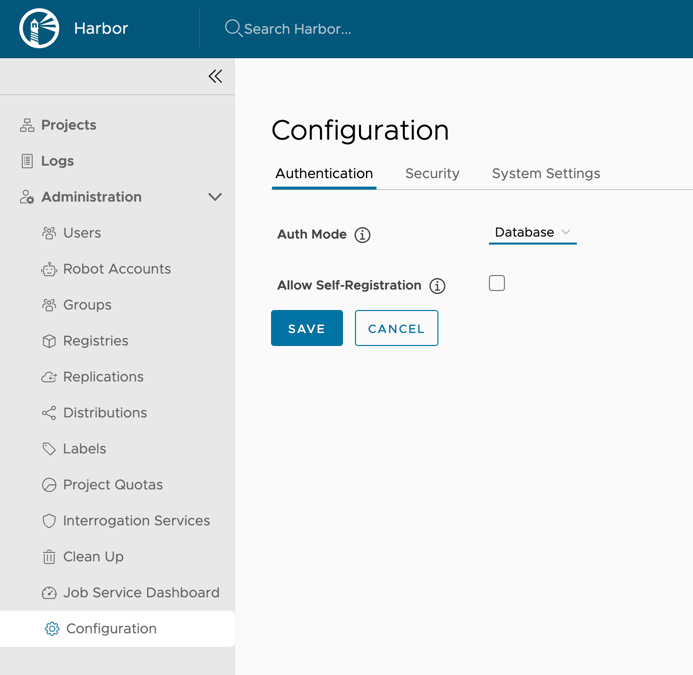 Database authentication